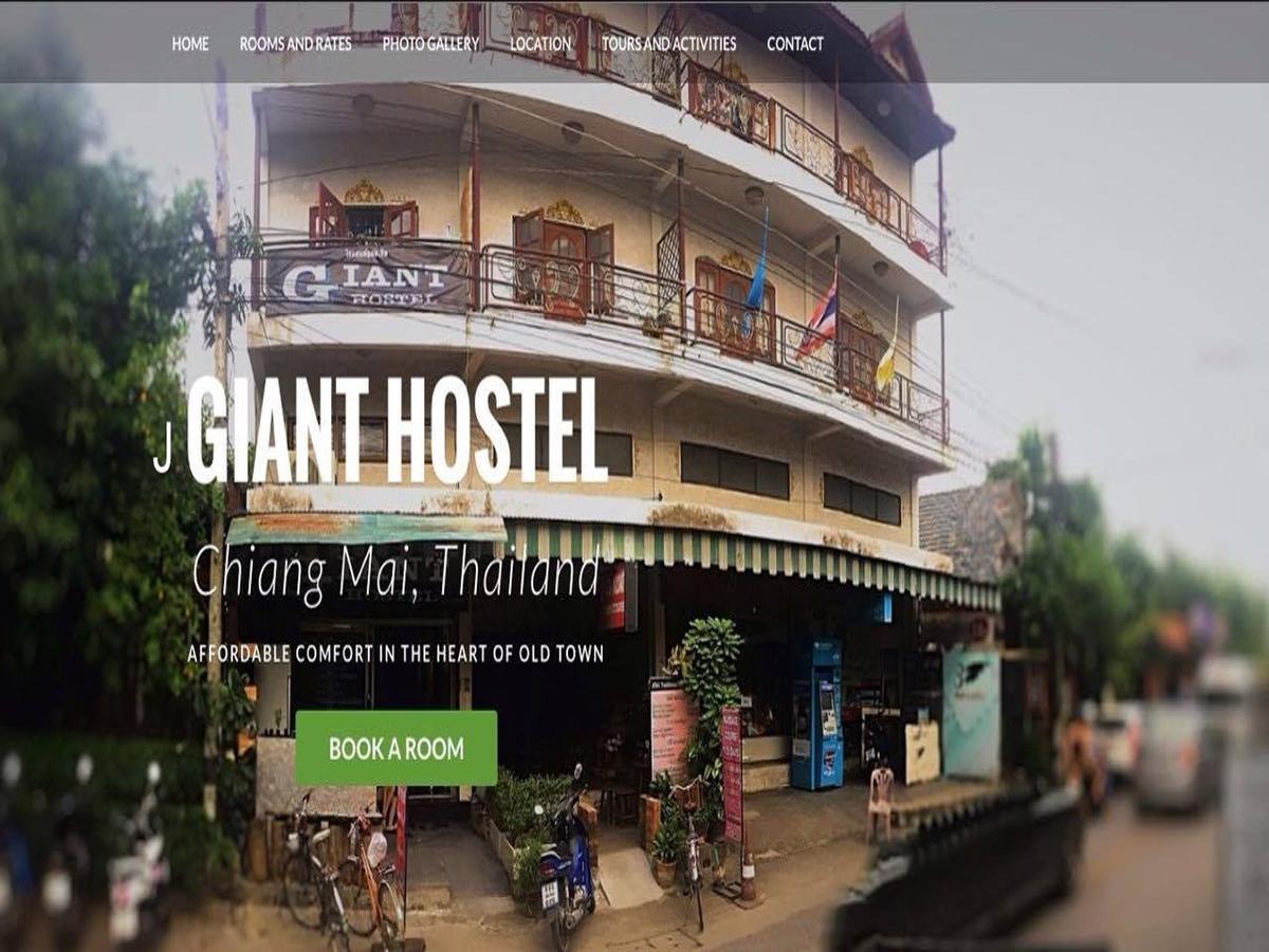 J Giant Hostel Чиангмай Экстерьер фото